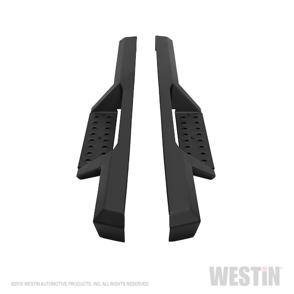 Westin Automotive 19-C SILVERADO/SIERRA 1500 REG CAB TXT BLACK HDX DROP NERF BARS 56-14115 - main
